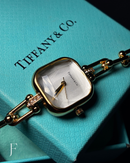 Relógio, TIF, Feminino, Dourado/Prata, Azul Tiffany