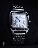 Relógio CARTIE. Feminino 3 Cores Quadrado Clássico Algarismos Romanos