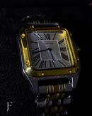 Relógio CARTIE. Feminino 3 Cores Quadrado Clássico Algarismos Romanos