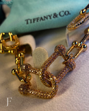 Colar, TIF, Feminino, Ródio Branco, Cruz Cravejada