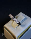 Anel, TIF, Feminino, Ródio Branco, Cravejado